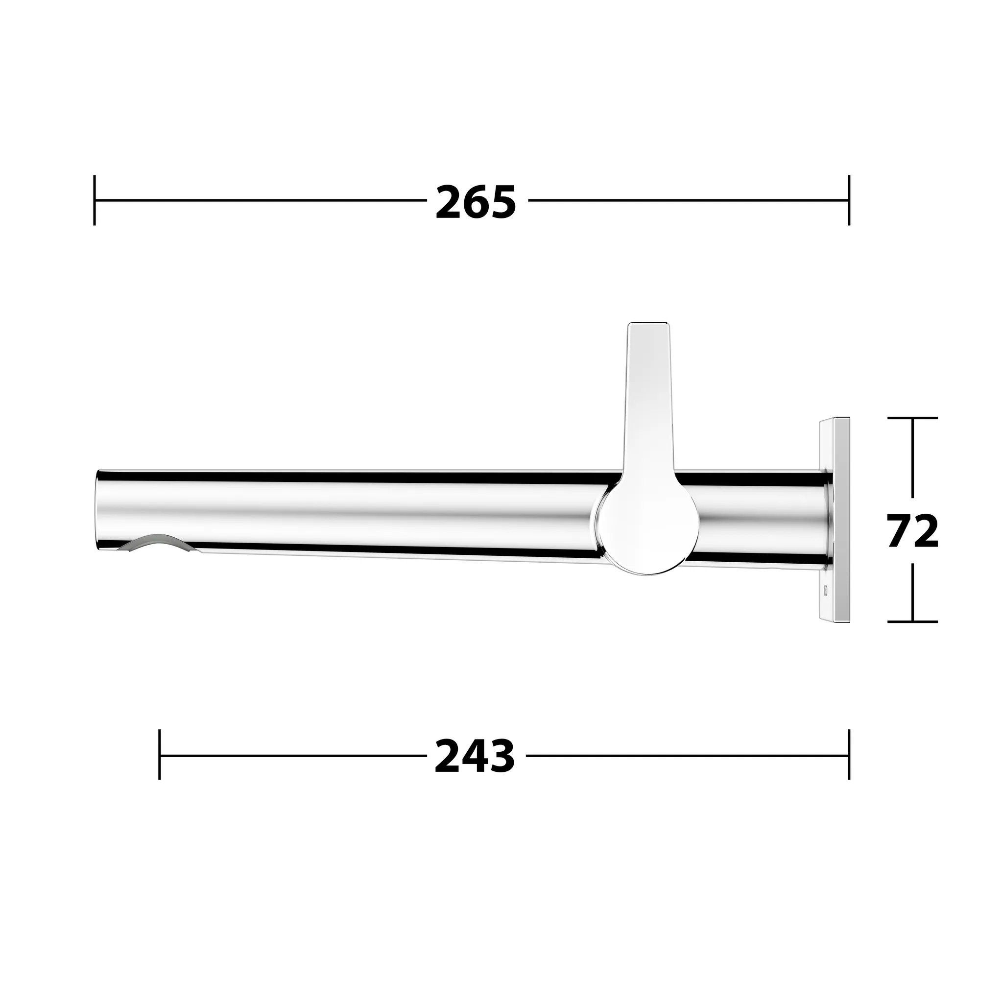 KEUCO EDITION 11 Einhebel-Waschtischmischer Unterputz 1 Loch verchromt