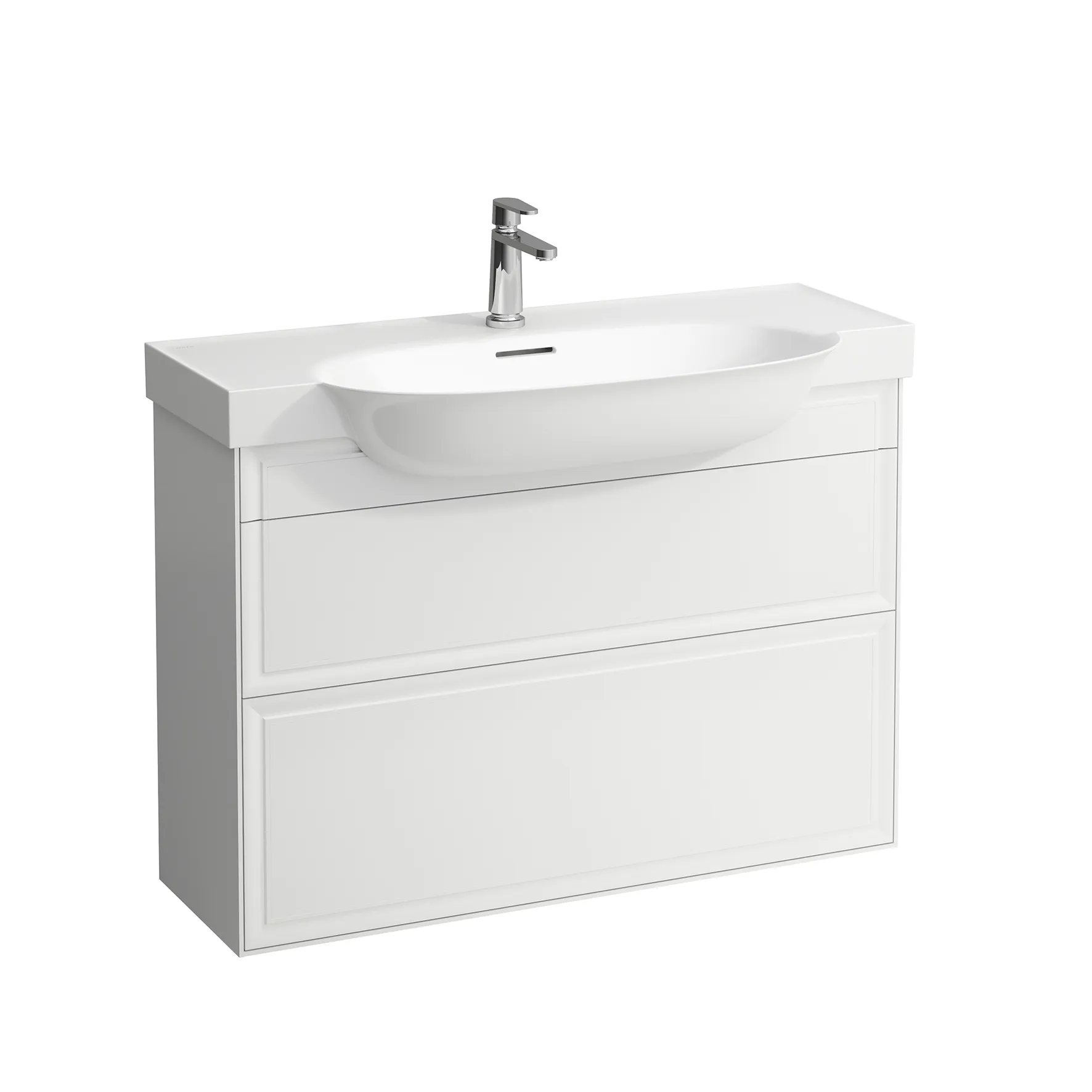 Laufen Waschtischunterbau „THE NEW CLASSIC“ 315 × 665 × 975 mm Weiß glänzend