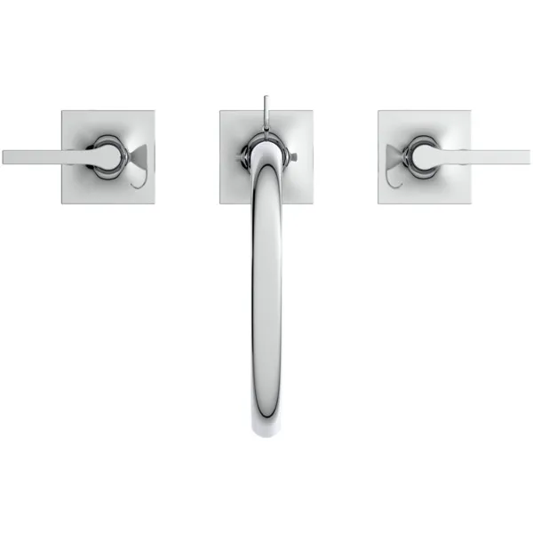 Waschtischarmatur Joy Neo mit Ablaufgarnitur Ausladung 168mm Hebelgriffe Magnetic Grey Waschtischarmatur Joy Neo mit Ablaufgarnitur Ausladung 168mm Hebelgriffe Magnetic Grey