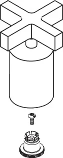 Hansgrohe AXOR Citterio Kreuzgriff 2-Loch-Wannenrandarmatur in Chrom Hansgrohe AXOR Citterio Kreuzgriff 2-Loch-Wannenrandarmatur in Chrom