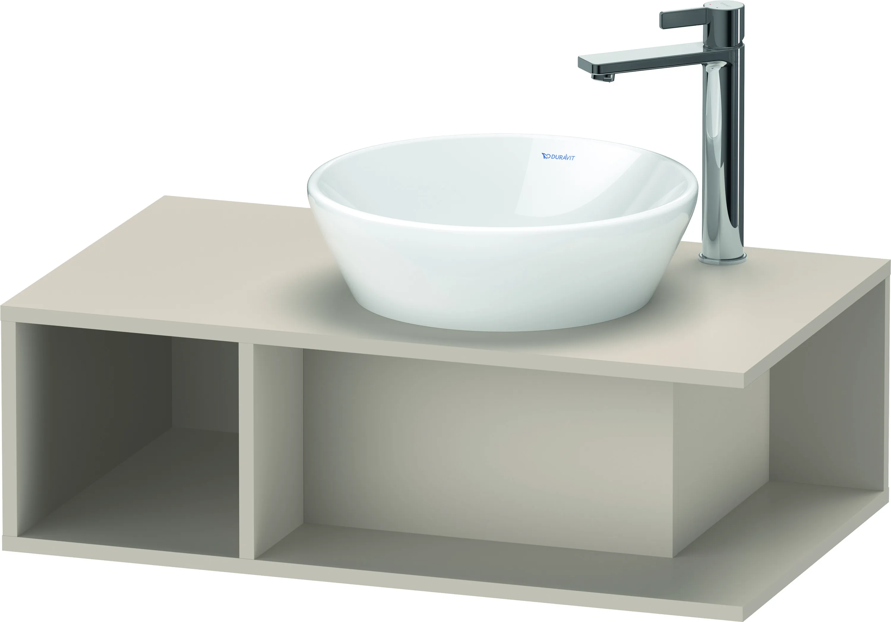 Duravit Waschtischunterschrank wandhängend „D-Neo“ 80 × 26 × 48 cm in Taupe Matt Duravit Waschtischunterschrank wandhängend „D-Neo“ 80 × 26 × 48 cm in Taupe Matt