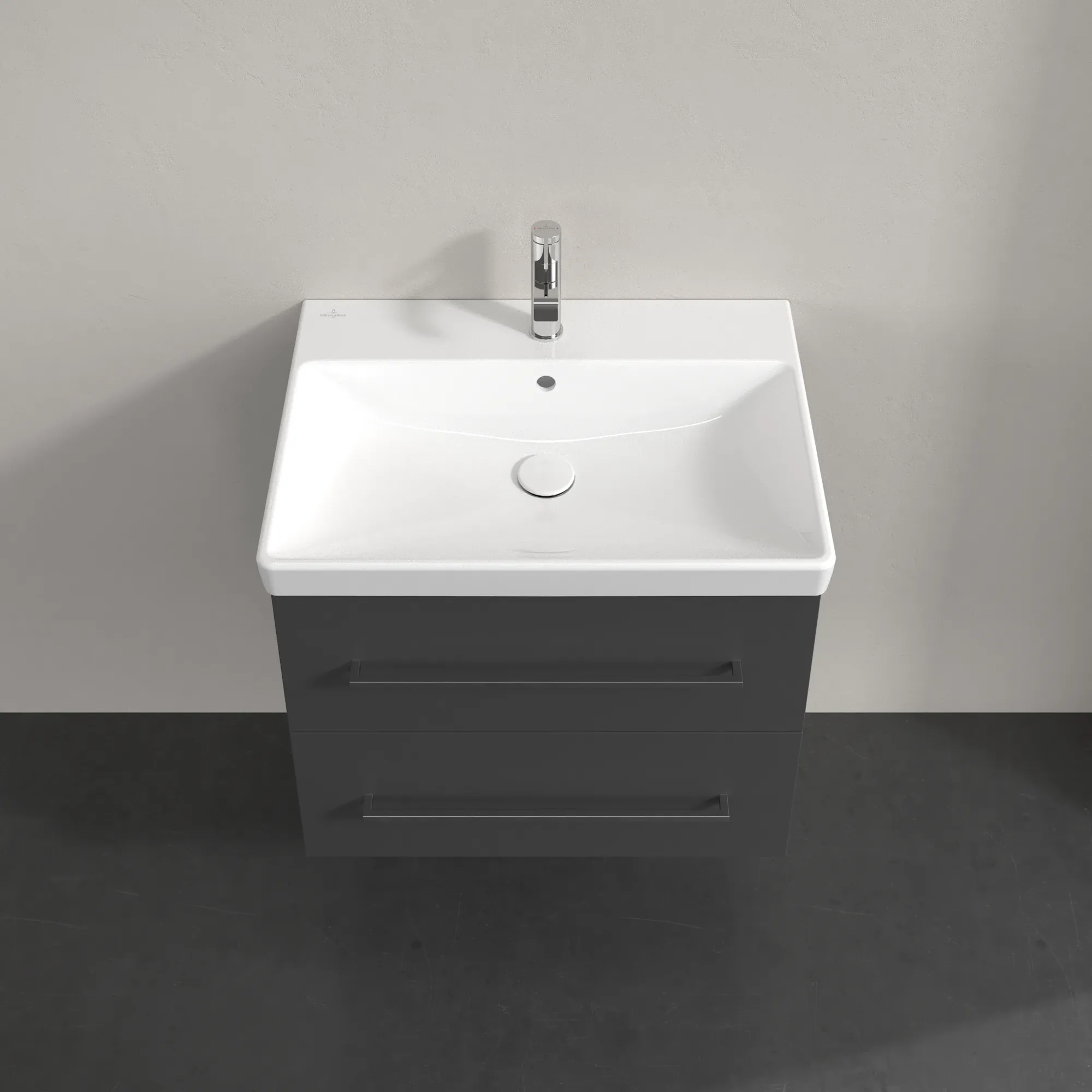 Villeroy & Boch Waschtischunterschrank „Avento“ für Schrankwaschtisch 630 × 514 × 452 mm Graphite, Soft Closing Villeroy & Boch Waschtischunterschrank „Avento“ für Schrankwaschtisch 630 × 514 × 452 mm Graphite, Soft Closing