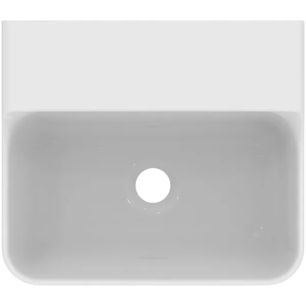 Waschbecken „Conca“ 40 × 35 × 16,5 cm in Weiß