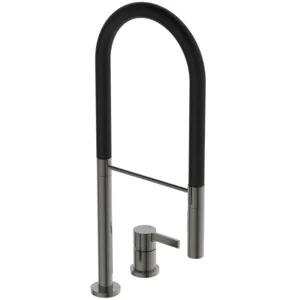 Ideal Standard Gusto Armaturen Gusto Küchenarmatur Gusto Ausladung 225mm Semi-Pro 2-Funktionsbrause Magnetic Grey