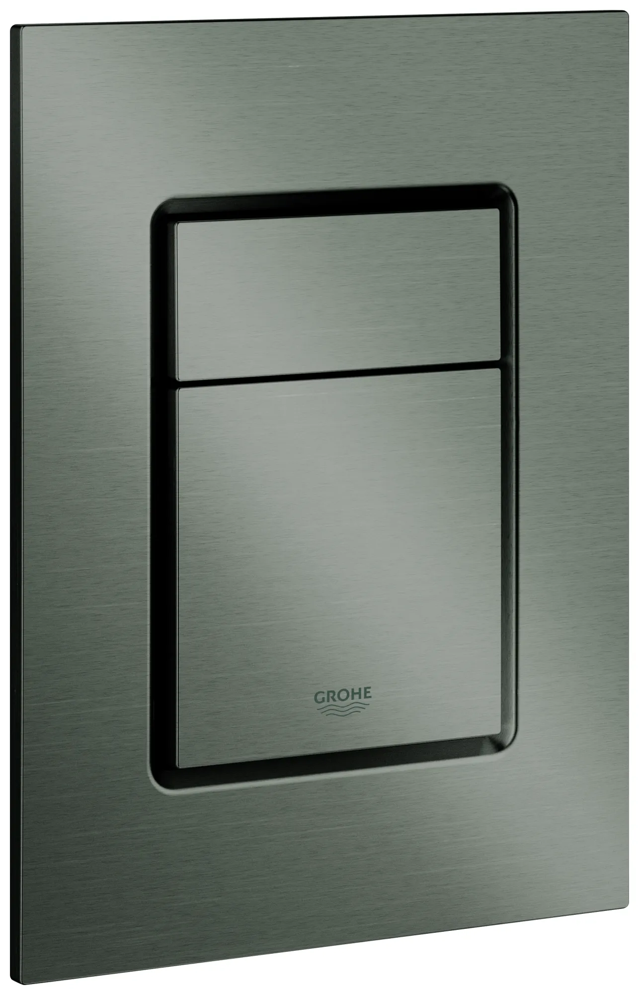 WC-Betätigung Skate Cosmopolitan S 37535, 2-Mengen- und Start & Stopp-Betätigung, 130 x 172 mm, für kleinen Revisionsschacht, senkrechte Montage, chrom WC-Betätigung Skate Cosmopolitan S 37535, 2-Mengen- und Start & Stopp-Betätigung, 130 x 172 mm, für kleinen Revisionsschacht, senkrechte Montage, chrom