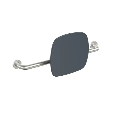 HEWI Rückenstütze 805 Classic Edelstahl matt, anthrazitgrau HEWI Rückenstütze 805 Classic Edelstahl matt, anthrazitgrau