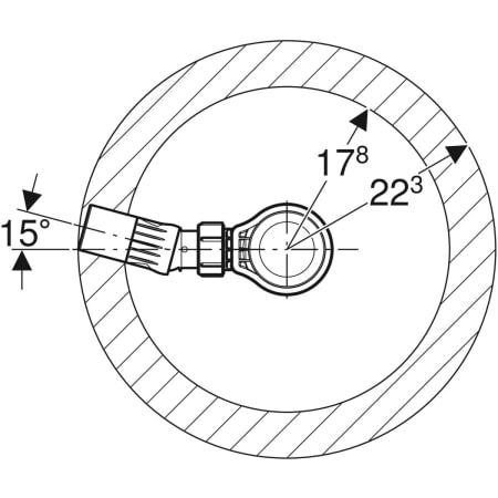 Geberit Duschwannenablauf Modell 150680001