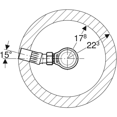 Geberit Duschwannenablauf Modell 150681211 Geberit Duschwannenablauf Modell 150681211