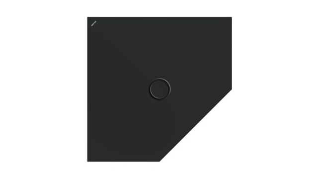 Bette fünfeck Duschwanne „BetteFloor Caro“ 90 × 90 cm in Ebony