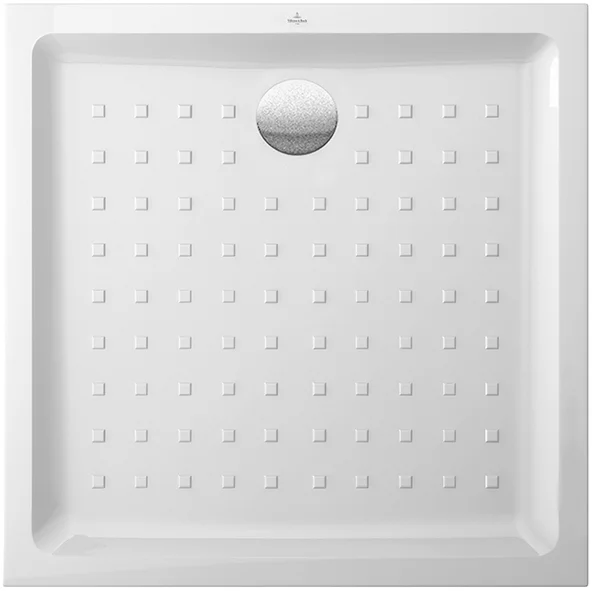 Villeroy & Boch O.novo quadratische Duschwanne 1000x1000x60mm, Weiß Alpin