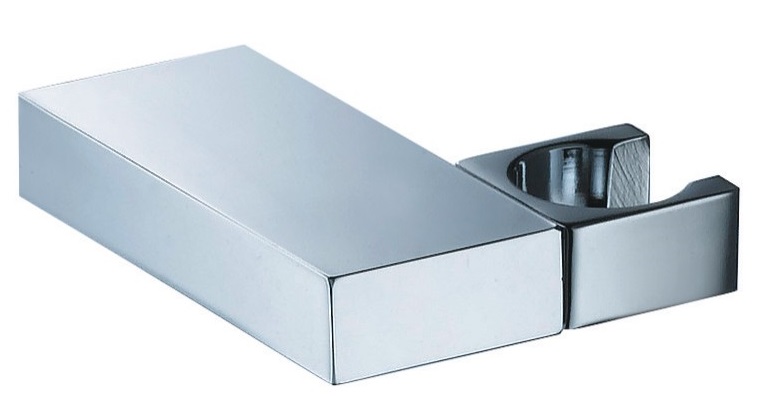 Wandkonushalter AqvaDesign - eckig - schwenkbar - Vollmetall - chrom Wandkonushalter AqvaDesign - eckig - schwenkbar - Vollmetall - chrom