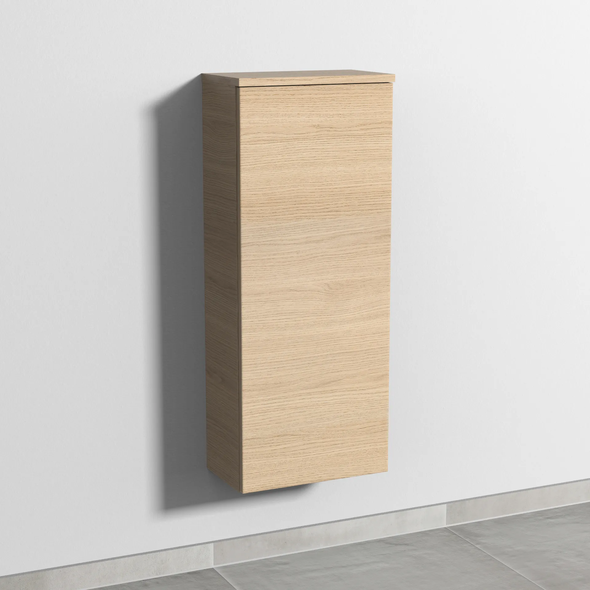 Sanipa Mittelschrank „3way“ 350 × 850 × 199 mm Anschlag rechts, in Eiche Nordic, Anschlag rechts