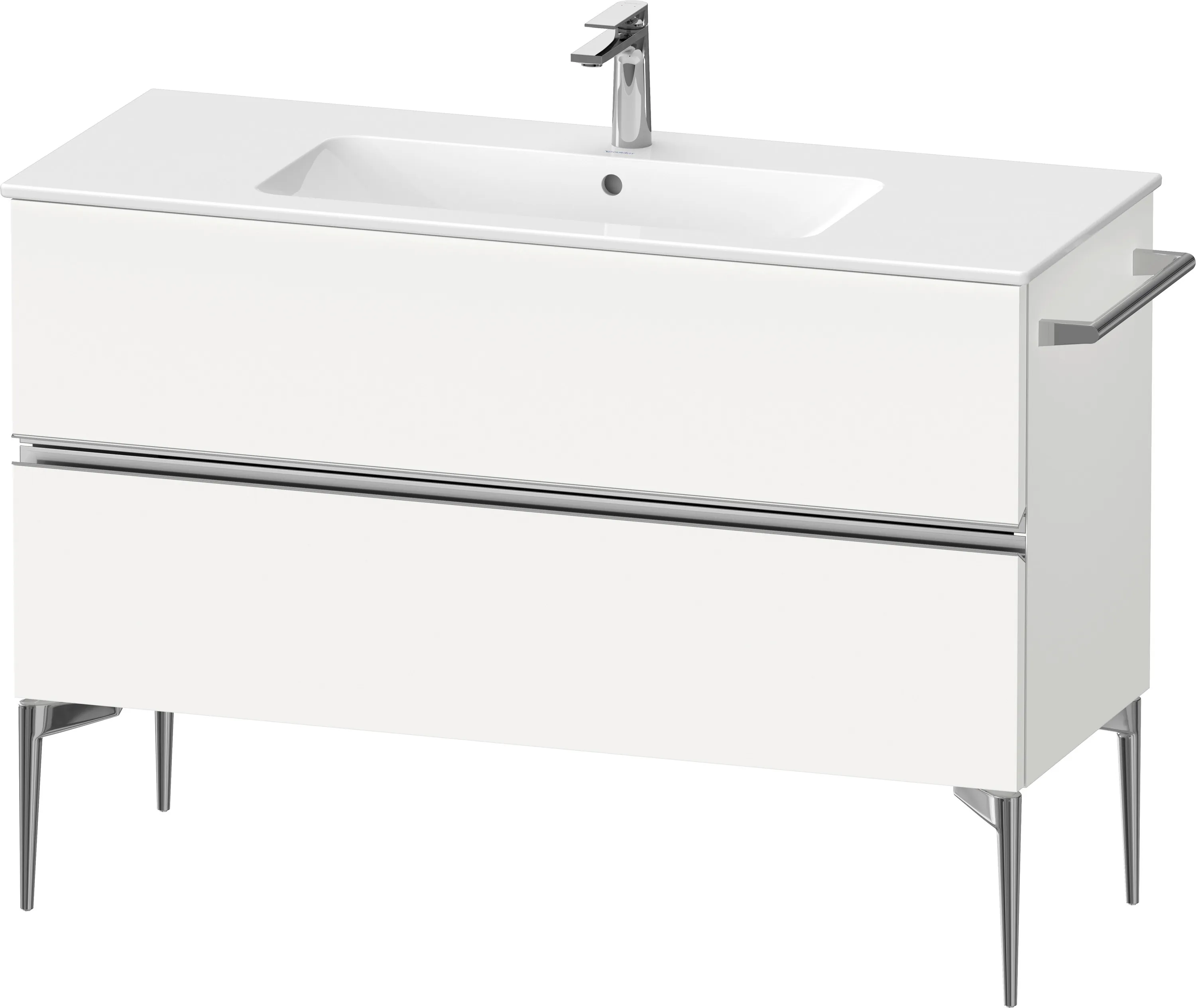 Duravit Waschtischunterschrank „Sivida“ 121 × 59,1 × 47,7 cm Weiß Matt Duravit Waschtischunterschrank „Sivida“ 121 × 59,1 × 47,7 cm Weiß Matt