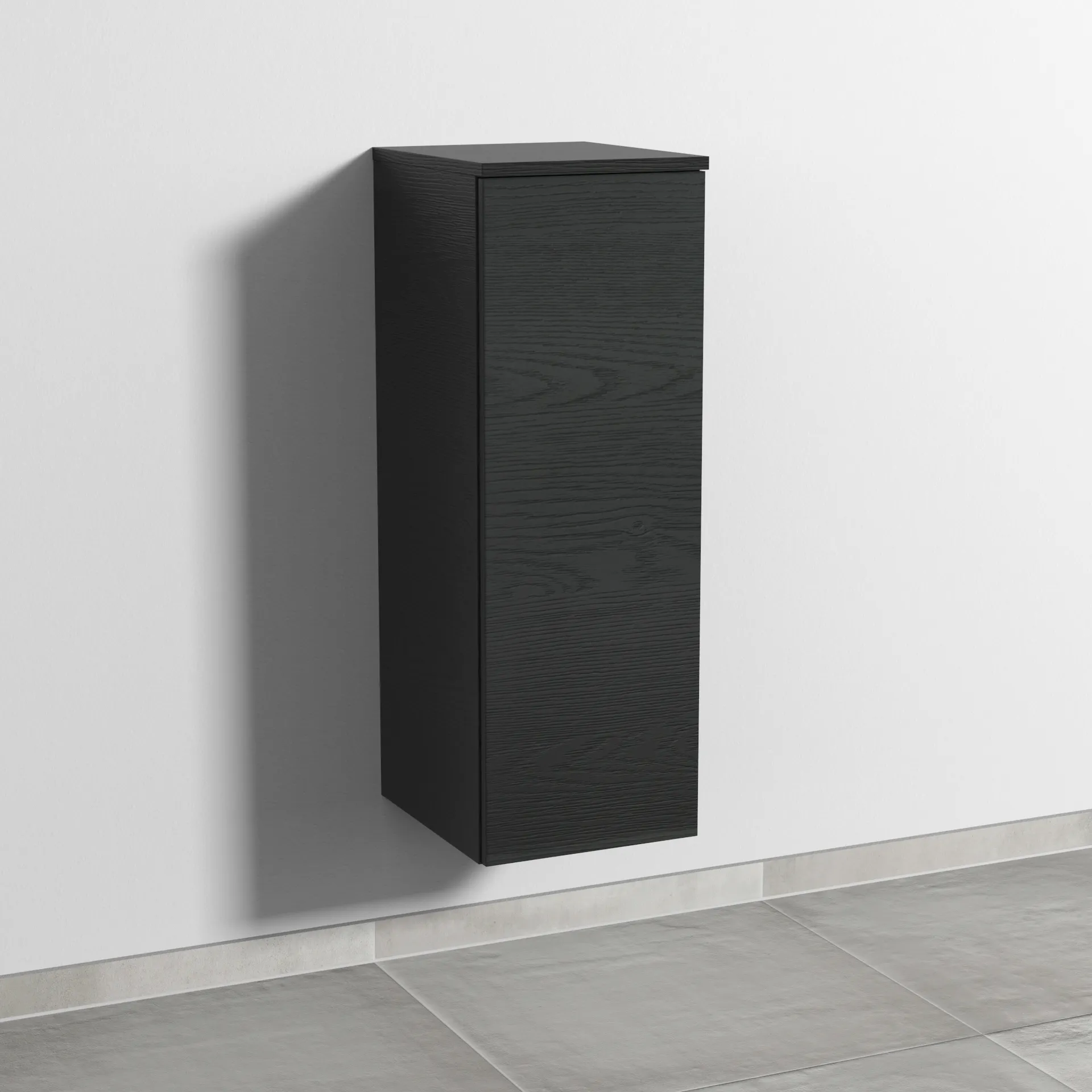 Sanipa Mittelschrank „3way“ 300 × 850 × 345 mm Anschlag rechts, in Black Oak, Anschlag rechts