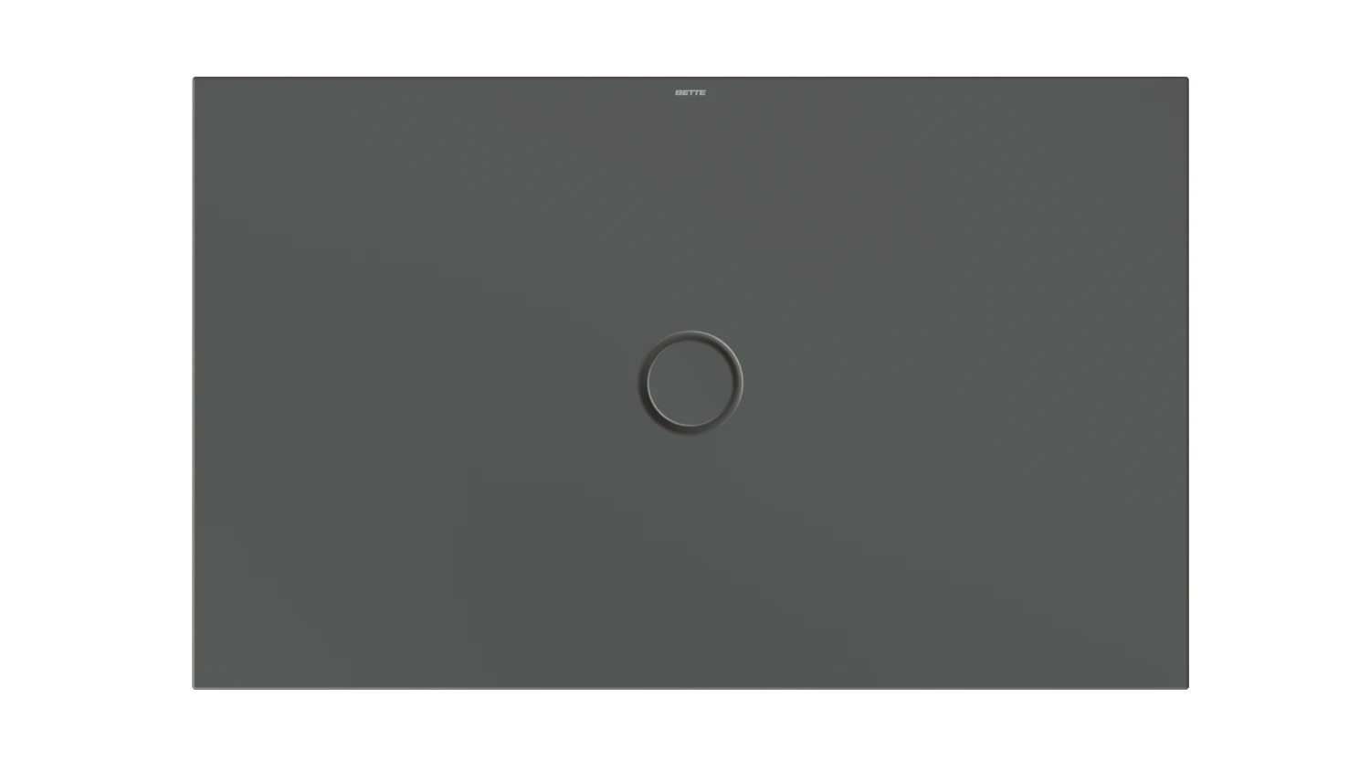 Bette rechteck Duschwanne „BetteFloor“ 1300 × 800 mm mit BetteAntirutsch Pro, ohne Oberflächenveredelung, ohne Wannenträger, in Slate