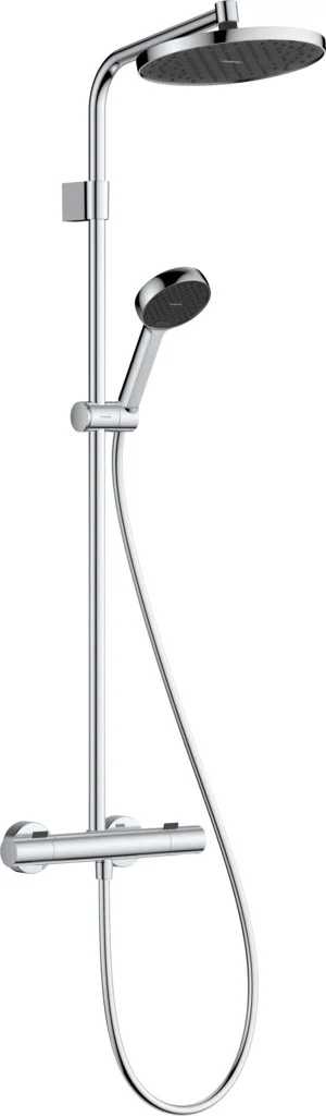 Hansgrohe Activera S Showerpipe 240 1jet EcoSmart mit Ecostat Fine Varia, Chrom