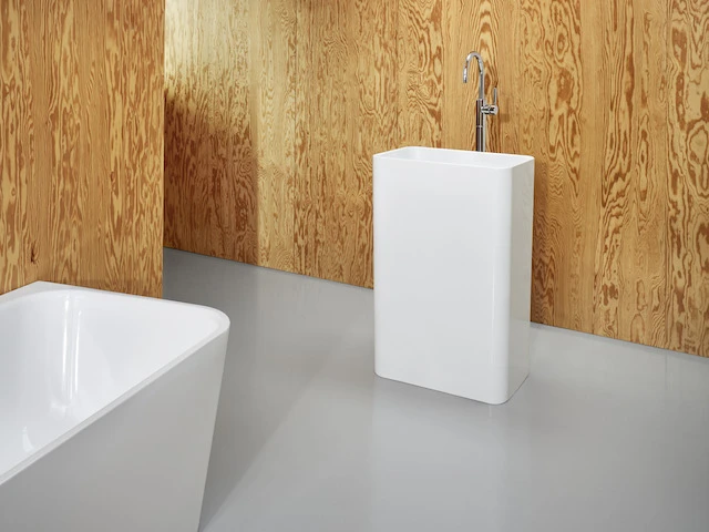 Freistehender Waschtisch „BetteArt Monolith“ 60 × 40 × 90 cm in Beige Freistehender Waschtisch „BetteArt Monolith“ 60 × 40 × 90 cm in Beige