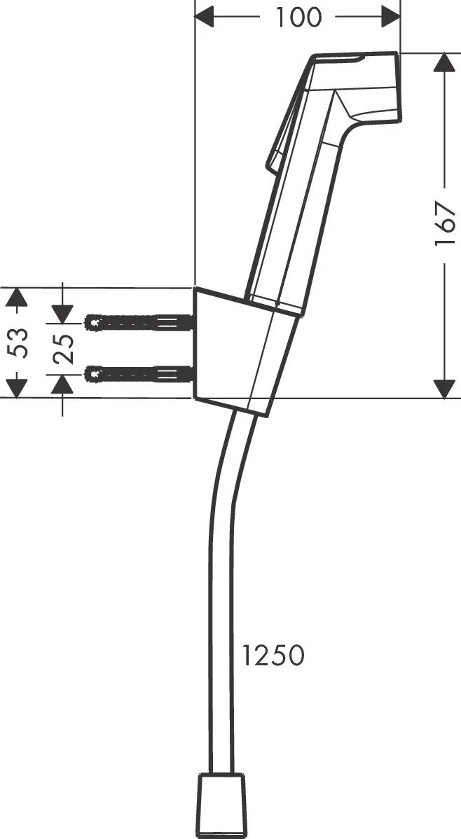 Handbrause 6.2 l/min in Brushed Bronze Handbrause 6.2 l/min in Brushed Bronze