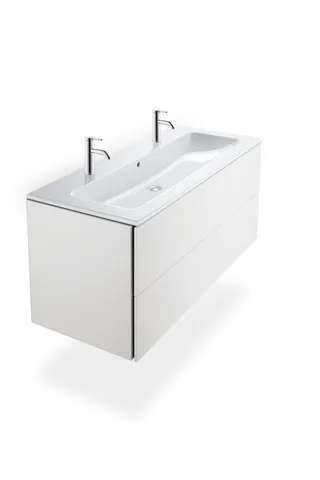 Wandwaschtisch „ME by Starck“, mit Überlauf, Hahnlochposition mittig in Weiß Hochglanz Wandwaschtisch „ME by Starck“, mit Überlauf, Hahnlochposition mittig in Weiß Hochglanz