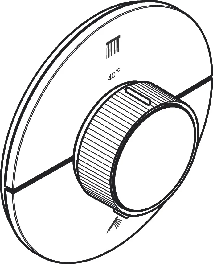 Hansgrohe AXOR ShowerSelect ID Thermostat Unterputz rund, Chrom, 2 Verbraucher, flache Rosette, einfache Installation Hansgrohe AXOR ShowerSelect ID Thermostat Unterputz rund, Chrom, 2 Verbraucher, flache Rosette, einfache Installation