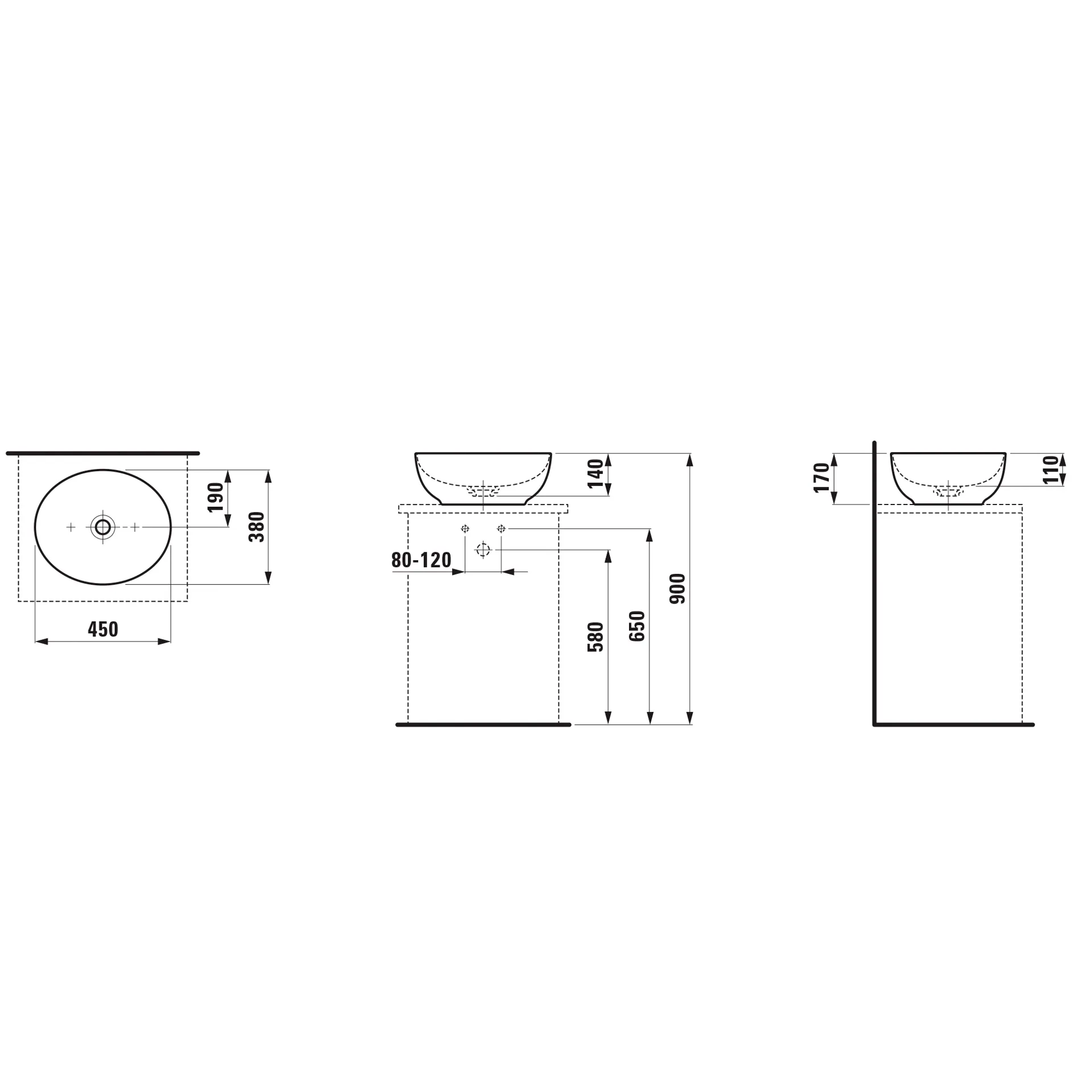 Waschbecken „Ilbagnoalessi“ in Kaffee (matt) Waschbecken „Ilbagnoalessi“ in Kaffee (matt)