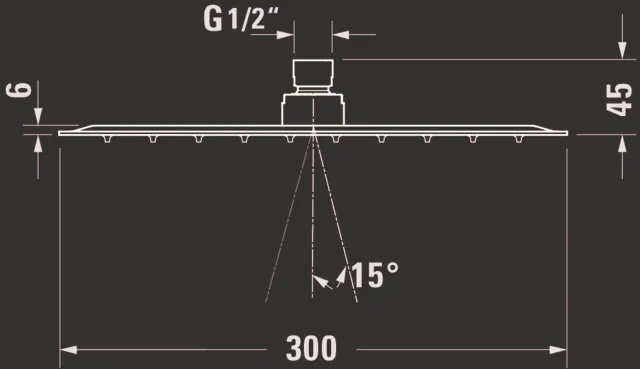 Duschkopf „Zubehör Armaturen“ in Schwarz (matt) Duschkopf „Zubehör Armaturen“ in Schwarz (matt)