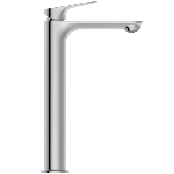 Ideal Standard Waschtischarmatur H240 Ceralife O Ausladung 135mm verlängerter Sockel PushOpenVenti BlueStart Chrom