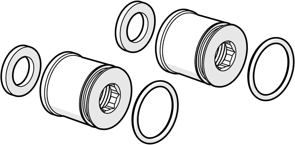 Hansa Hansajet Adapter Hansa 0399 Adapter für bestehende S-Anschlüsse, Messing Hansa Hansajet Adapter Hansa 0399 Adapter für bestehende S-Anschlüsse, Messing