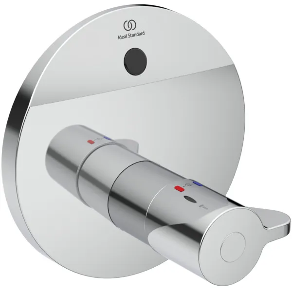 Sensor-Brausearmatur Unterputz Ceraplus, Bausatz 2, th.Desinfektion, Netz., Rosettendurchmesser:170mm, Chrom