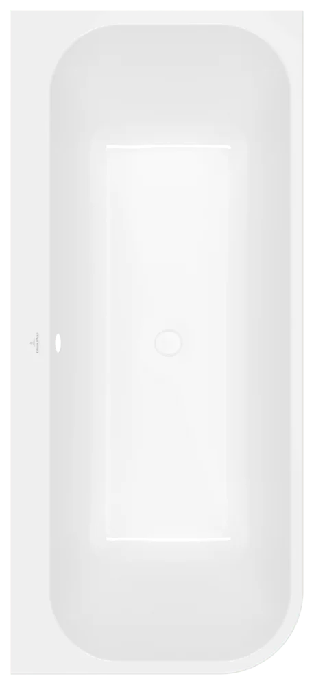 Villeroy & Boch Architectura UAE180ARERB2V Vorwand-Badewanne mit Whirlpoolsystem Airpool Entry