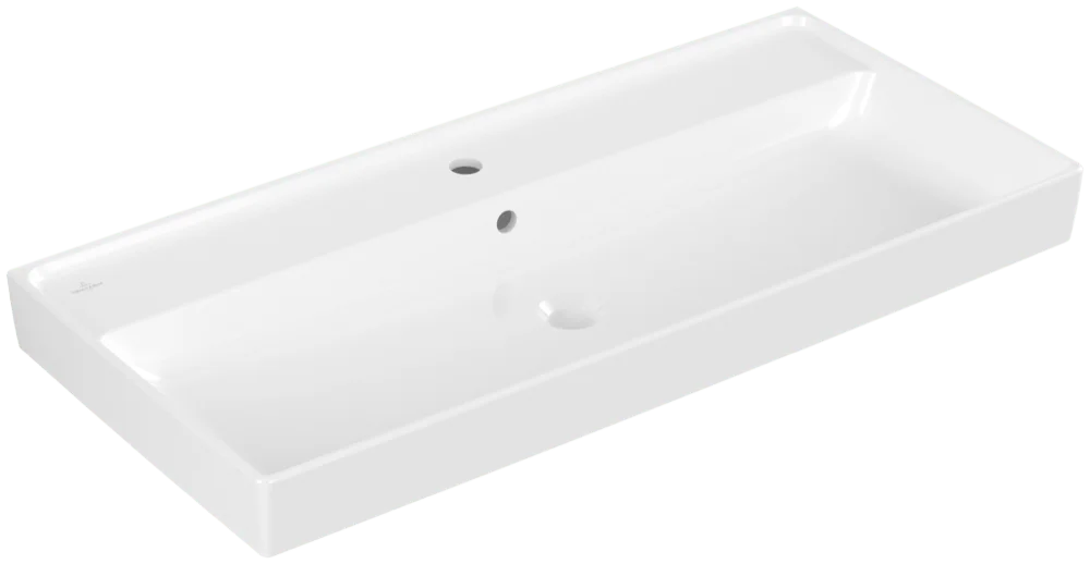 Villeroy & Boch Schrankwaschtisch Collaro 4A33A5, Rechteck, Weiß Alpin, 1000x470x160 mm, mit Überlauf Villeroy & Boch Schrankwaschtisch Collaro 4A33A5, Rechteck, Weiß Alpin, 1000x470x160 mm, mit Überlauf
