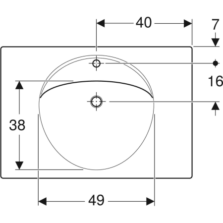 Wandwaschtisch mit Ablagefläche „Preciosa“, rechteckig 80 × 55 cm in weiß alpin Wandwaschtisch mit Ablagefläche „Preciosa“, rechteckig 80 × 55 cm in weiß alpin