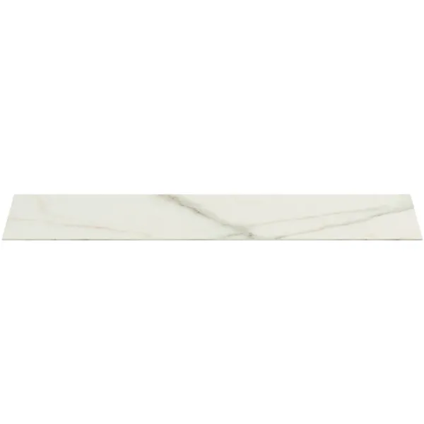 Waschtischplatte Conca, aus Keramik, 1587x505x6mm, Marmor Noir Desir