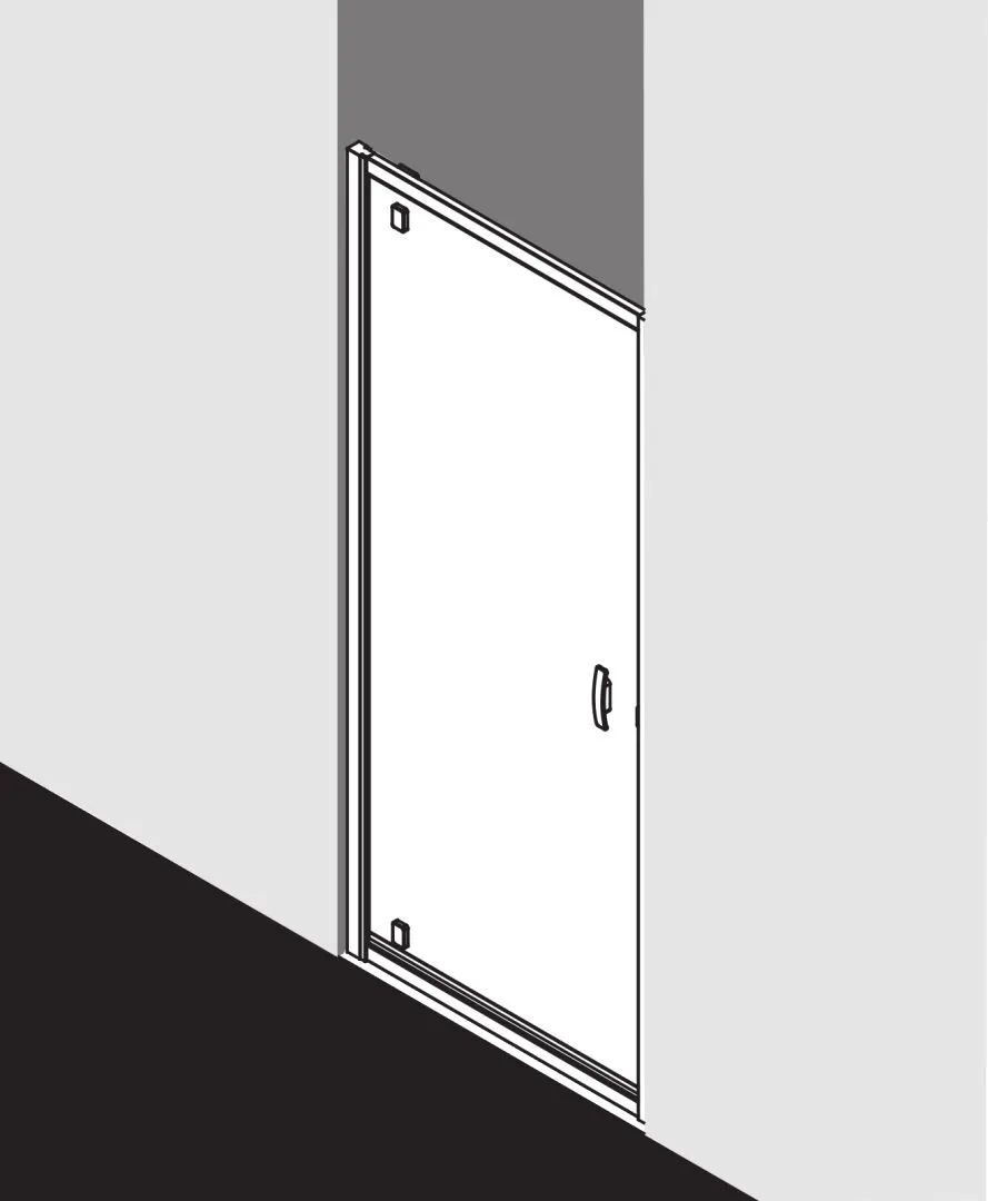 Kermi Duschdesign IBIZA 2000 Schwingtür, I2 KOD, 1750x750mm