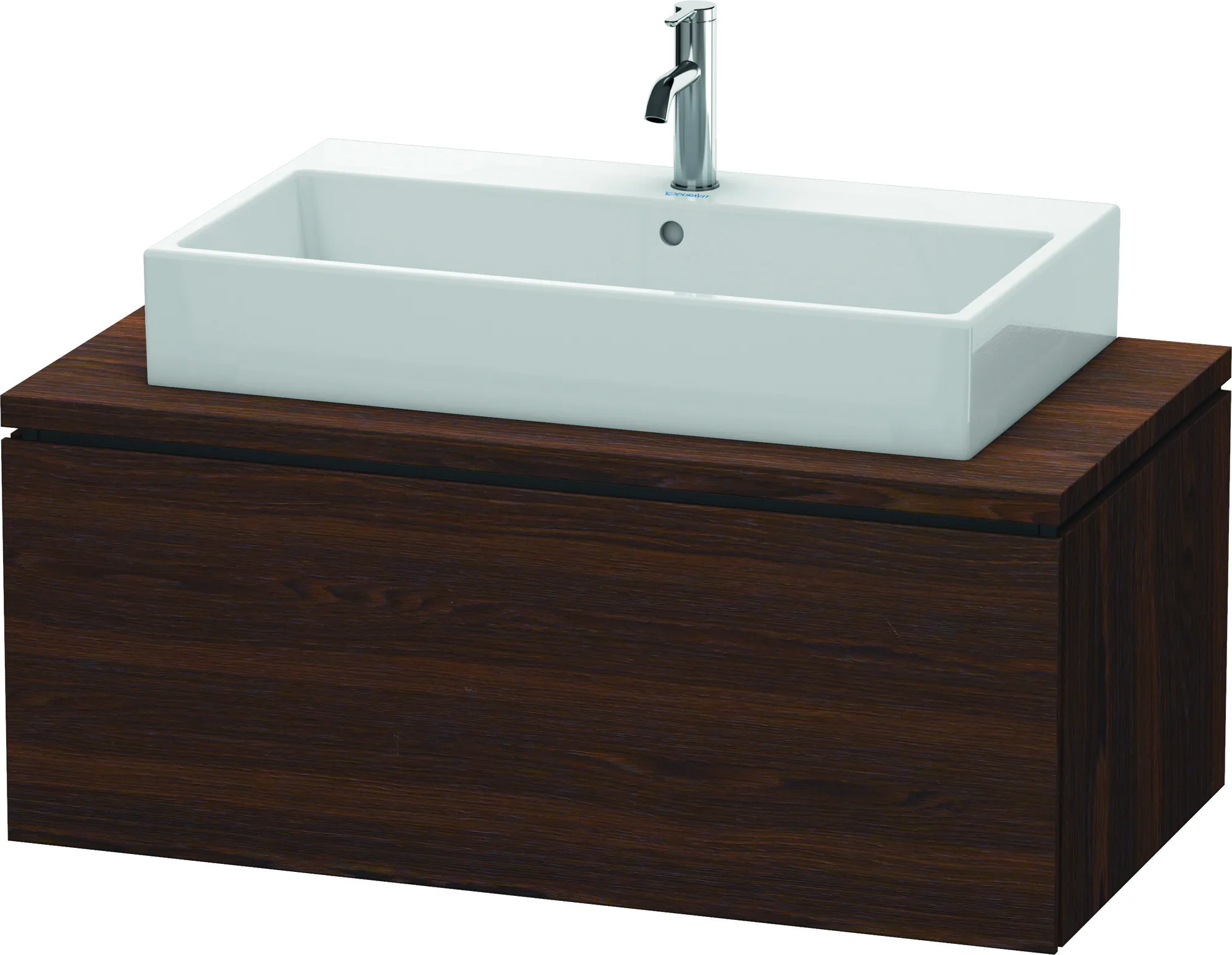 Duravit Waschtischunterschrank wandhängend „L-Cube“ 102 × 40 × 54,7 cm Nussbaum gebürstet Duravit Waschtischunterschrank wandhängend „L-Cube“ 102 × 40 × 54,7 cm Nussbaum gebürstet