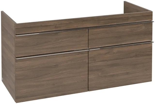 Villeroy & Boch Waschtischunterschrank „Venticello“ für Schrank-Doppelwaschtisch 1153 × 590 × 502 mm Arizona Oak, für Becken mittig