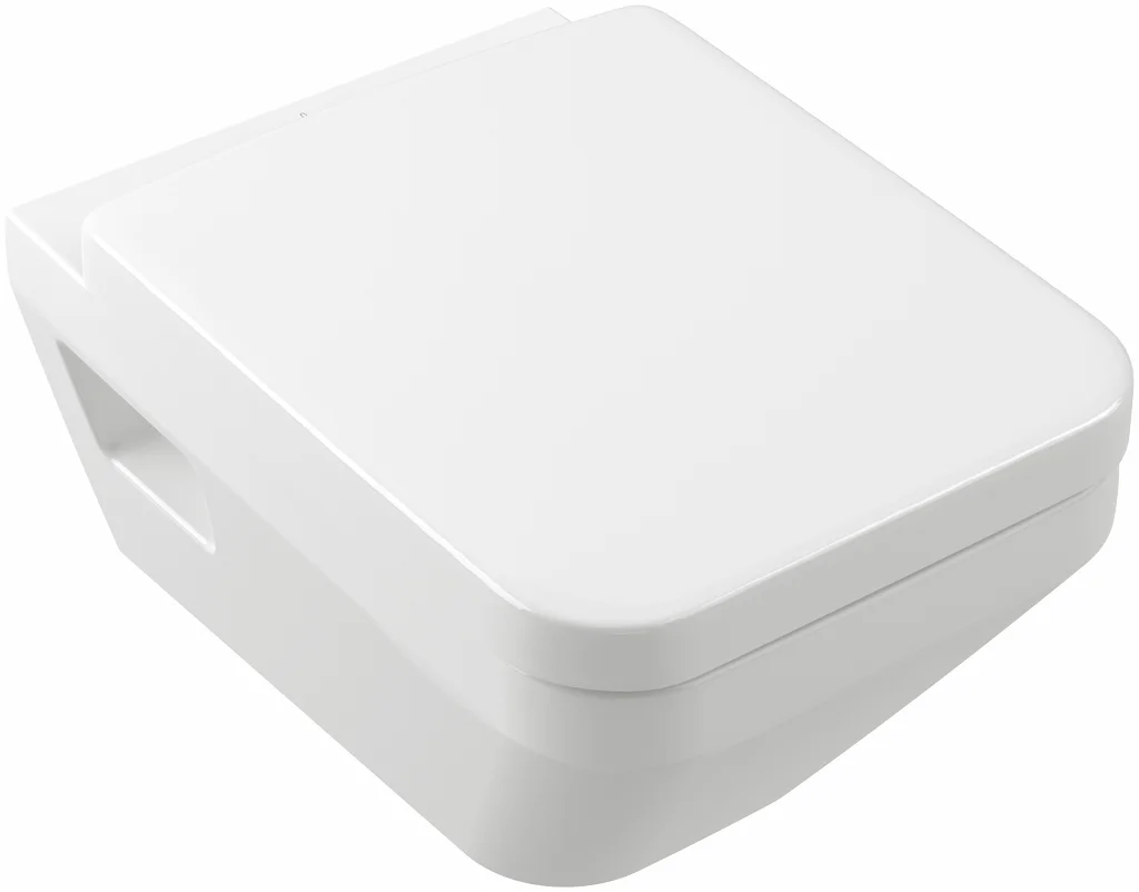 Villeroy & Boch Architectura Tiefspül-WC spülrandlos 370x530mm Wandhängend Weiß Alpin