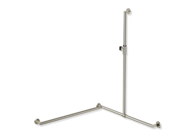 HEWI Duschhandlauf System 900 PG93, links, 1250 mm, Edelstahl, PVD HEWI Duschhandlauf System 900 PG93, links, 1250 mm, Edelstahl, PVD