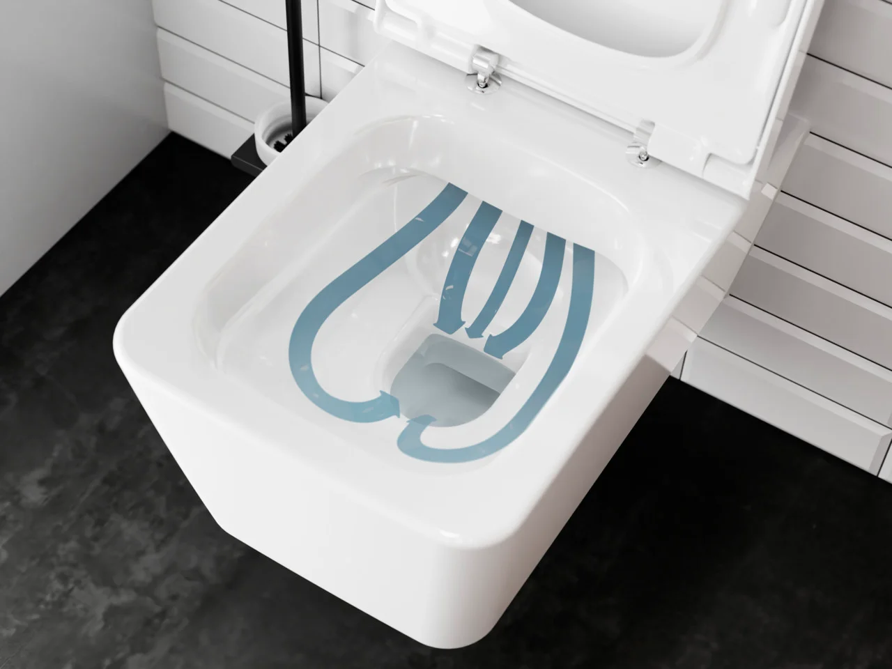 Hansgrohe EluPura Q WC-Sitz, weiß, SoftClose & QuickRelease, glänzend Hansgrohe EluPura Q WC-Sitz, weiß, SoftClose & QuickRelease, glänzend