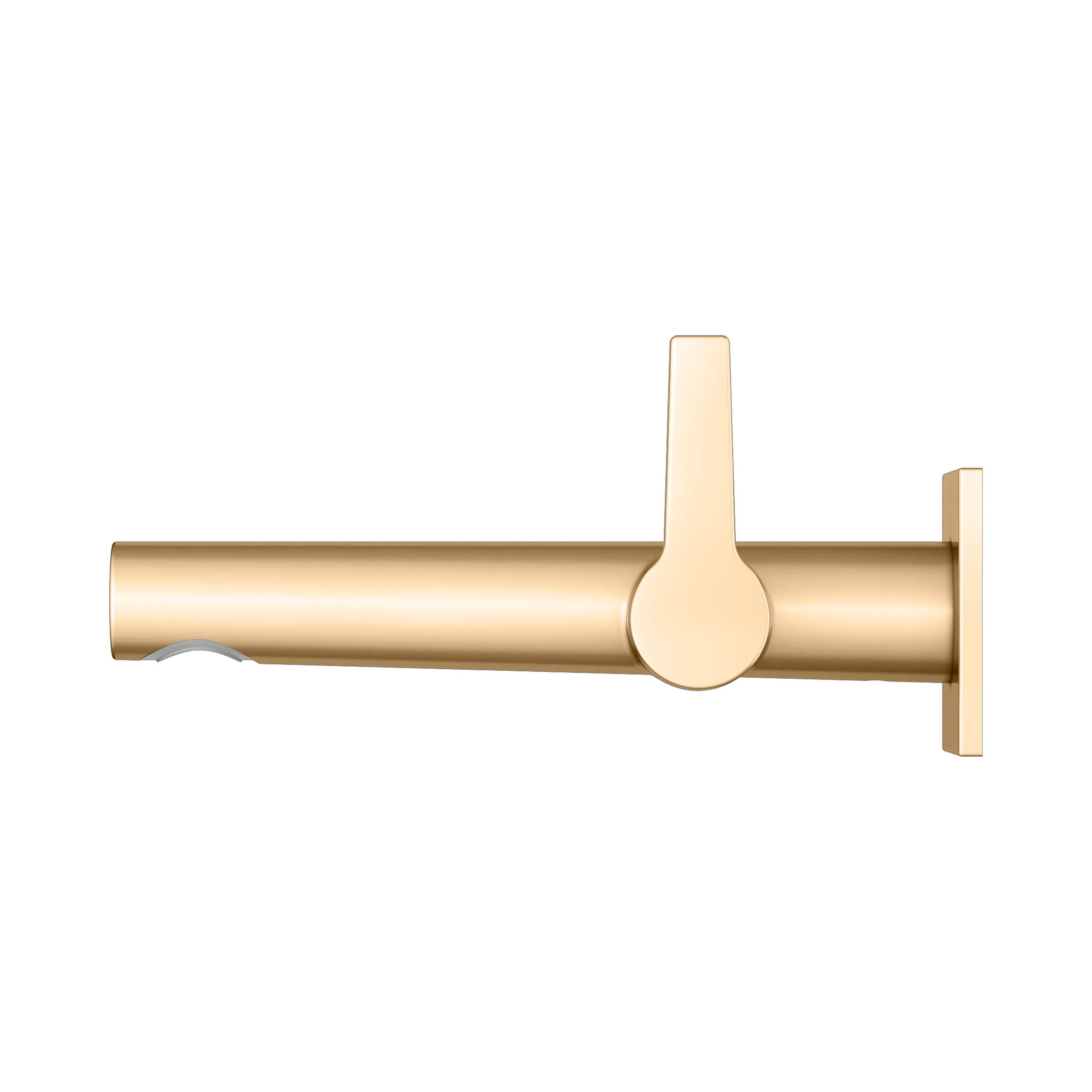 KEUCO EDITION 11 Einhebel-Waschtischmischer Unterputz 1 Loch für Wandmontage Ausladung 197 mm Messing gebürstet KEUCO EDITION 11 Einhebel-Waschtischmischer Unterputz 1 Loch für Wandmontage Ausladung 197 mm Messing gebürstet