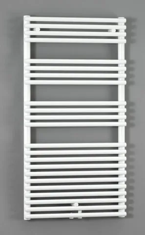 Zehnder Design-Heizkörper „Forma Spa“ für Warmwasser-Zentralheizung oder gemischten Betrieb mit 50 mm-Mittelanschluss 74,6 × 176,1 cm in Verkehrsweiß (RAL 9016, glänzend)