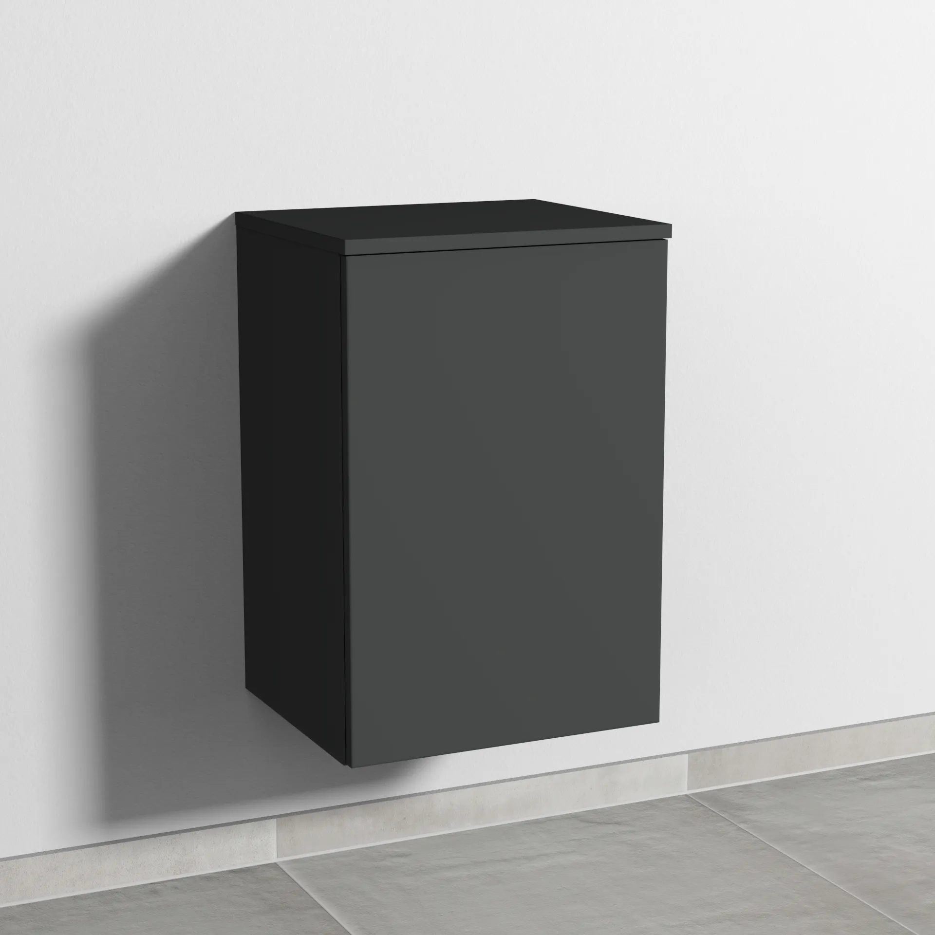 Sanipa Unterschrank „3way“ 400 × 580 × 345 mm in Graphit (matt), Anschlag rechts