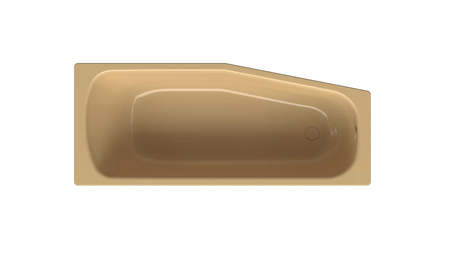 Bette Bambino Badewanne, Curry, 1570 x 650 mm, 30 mm Randhöhe, 1-Sitzer, Raumspar-Badewanne Bette Bambino Badewanne, Curry, 1570 x 650 mm, 30 mm Randhöhe, 1-Sitzer, Raumspar-Badewanne