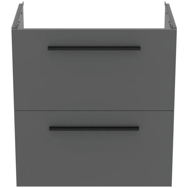 Ideal Standard Waschtischunterschrank „i.lifeS“ 60 × 63 × 37,5 cm Quarzgrau matt