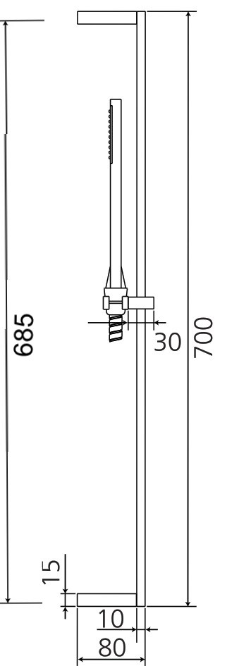 Brauseset AqvaDesign - eckig - Stabhandbrause - Wandstange 700 mm - Vollmetall-Konusgleiter - Vollmetall-Halter - Metall-Brauseschlauch 1500 mm × 1/2″ × 1/2″ 1 Konus - chrom Brauseset AqvaDesign - eckig - Stabhandbrause - Wandstange 700 mm - Vollmetall-Konusgleiter - Vollmetall-Halter - Metall-Brauseschlauch 1500 mm × 1/2″ × 1/2″ 1 Konus - chrom