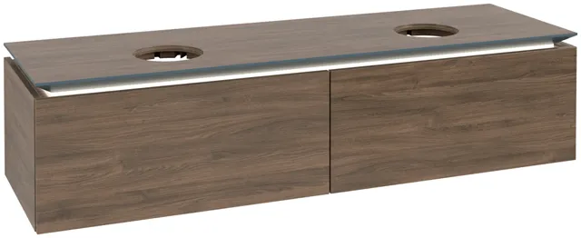Villeroy & Boch Waschtischunterschrank „Legato“ für Schrankwaschtisch 1600 × 380 × 500 mm Arizona Oak, für links und rechts