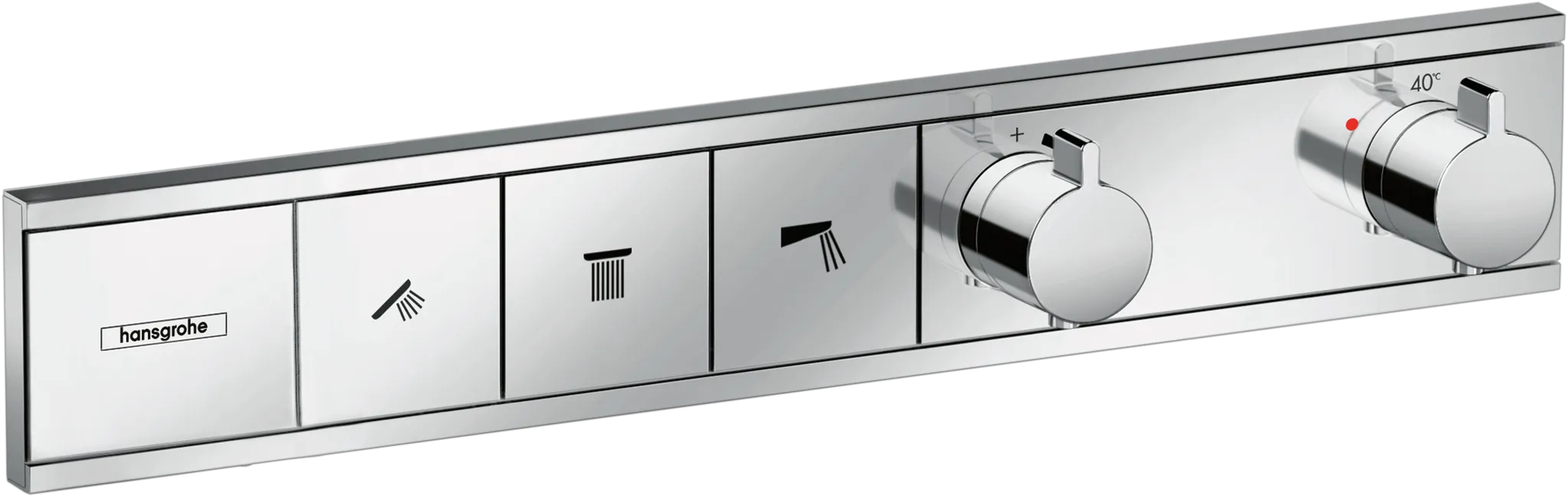 Hansgrohe RainSelect Thermostat Unterputz für 3 Verbraucher Chrom Farbe: Chrom Hansgrohe RainSelect Thermostat Unterputz für 3 Verbraucher Chrom Farbe: Chrom