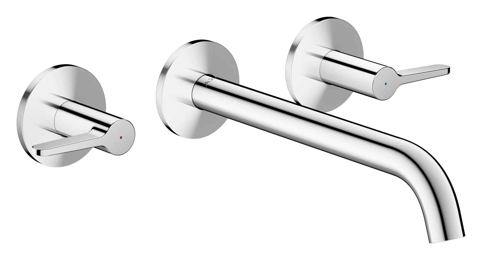 Hansgrohe AXOR One 3-Loch Waschtischarmatur Unterputz Chrom Hansgrohe AXOR One 3-Loch Waschtischarmatur Unterputz Chrom