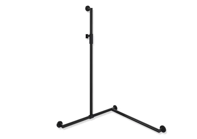 HEWI Haltegriff Ausführung rechts „System 900“ in Schwarz tiefmatt / Schwarz matt, Befestigung verdeckt HEWI Haltegriff Ausführung rechts „System 900“ in Schwarz tiefmatt / Schwarz matt, Befestigung verdeckt