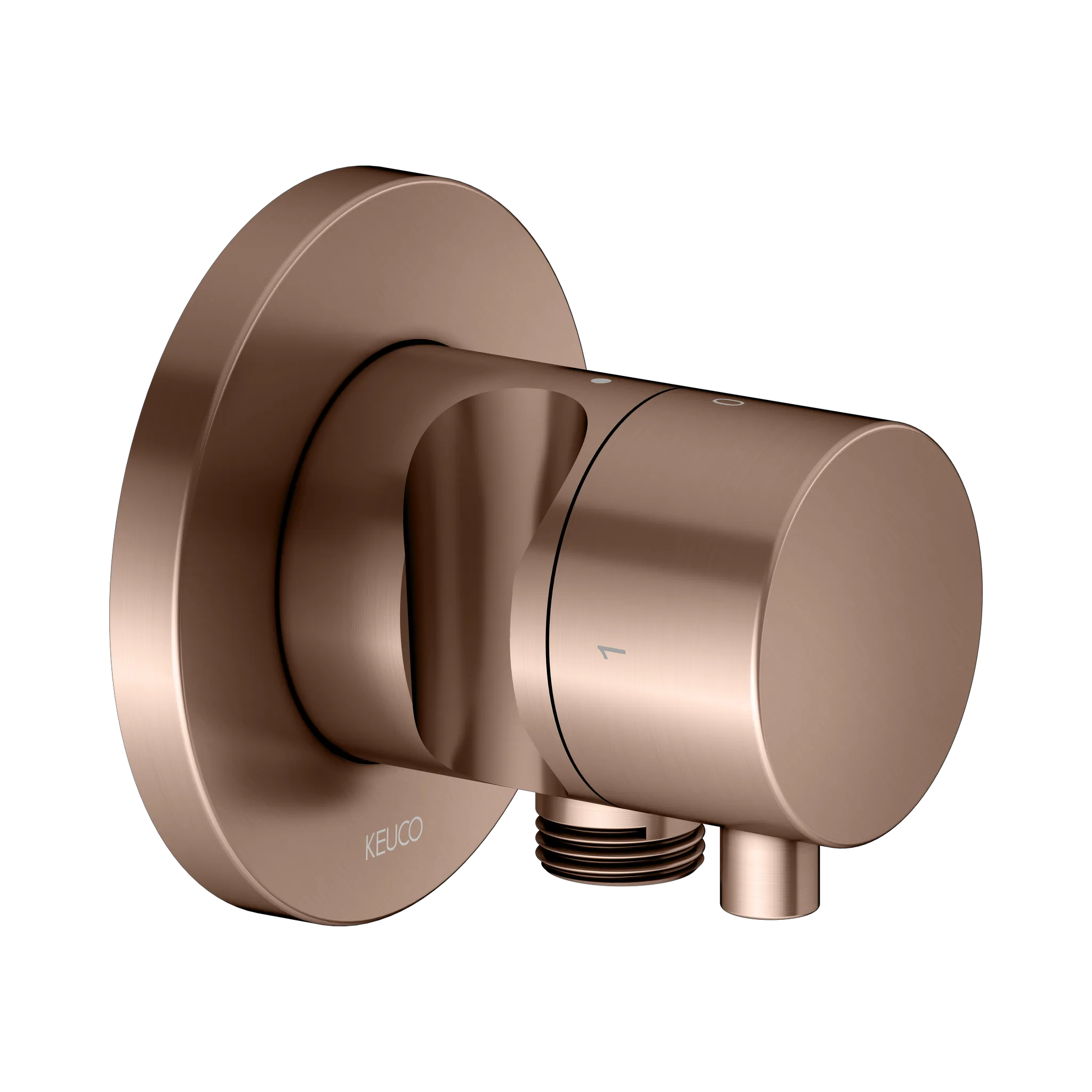 IXMO 2-Wege Ab- u. Umstellventil UP IXMO Comfort, rund Rotgold gebürstet IXMO 2-Wege Ab- u. Umstellventil UP IXMO Comfort, rund Rotgold gebürstet